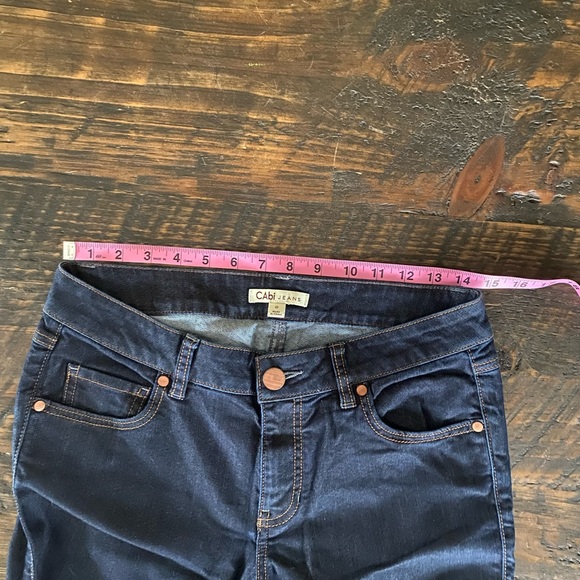 Cabi Boot Cut Dark Wash Jeans Style #203R Business Casual Dress Jeans - Picture 4 of 11